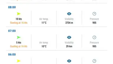 Screenshot von Météo Marine 9