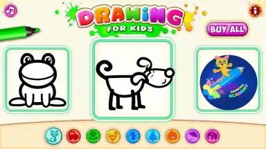 Screenshot von Drawing for Kids! Coloring Children Games Toddlers 1