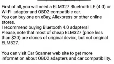 Screenshot von Car Scanner ELM OBD2 1