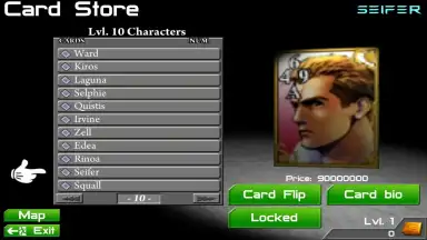 Screenshot von Triple Triad 7