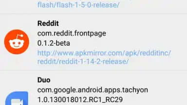 Screenshot von APKUpdater 6