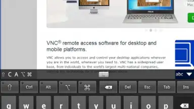 Screenshot von VNC Viewer 15