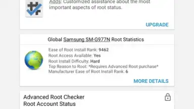 Screenshot von Root Checker 7