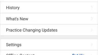 Screenshot von UpToDate 5