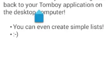 Screenshot von Tomdroid 6