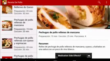 Screenshot von Receta De Pollo 2