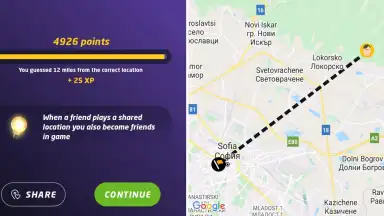 Screenshot von GeoGuessr 14
