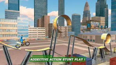 Screenshot von London City Motorbike Stunt Riding Simulator 3
