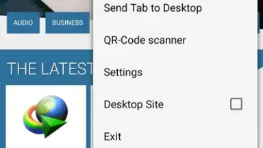 Screenshot von Cliqz Browser 5