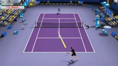 Screenshot von 3D Tennis 1