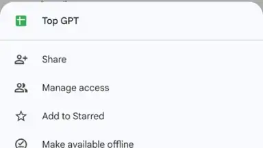 Screenshot von Google Drive 2
