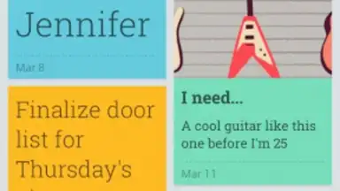 Screenshot von Google Keep 6