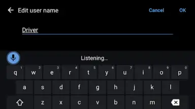 Screenshot von Google Automotive Keyboard 1