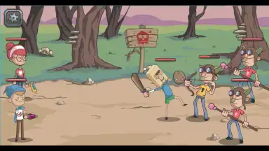Screenshot von Backyard Heroes RPG 2