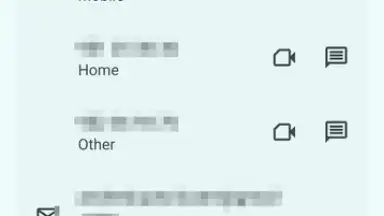 Screenshot von Google Contacts 2
