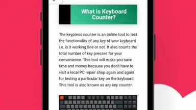 Screenshot von Keyboard Counter 3