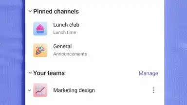 Screenshot von Microsoft Teams 9