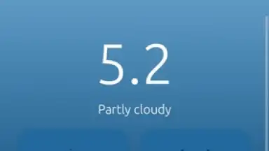 Screenshot von WeatherApp 1
