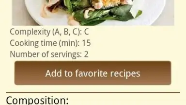 Screenshot von Delicious recipes 1