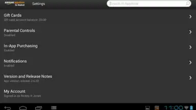 Screenshot von Amazon AppStore 3