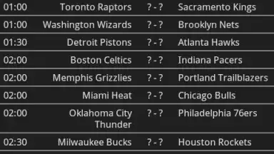 Screenshot von Basketball Livescore Widget 13