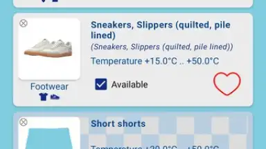 Screenshot von Weather and Wardrobe Assistant 9