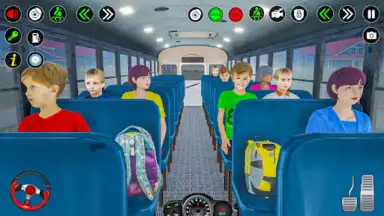 Screenshot von School Bus Driving Games 3D 7
