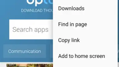 Screenshot von CN Browser 6