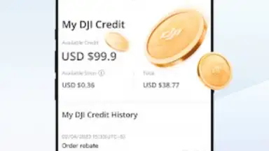Screenshot von DJI Store 3