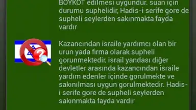 Screenshot von israil BOYKOT 1