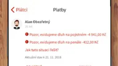 Screenshot von Moje VZP 4