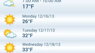 Screenshot von Intelligent Weather 7