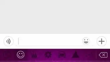 Screenshot von Lavender iKeyboard Theme 1