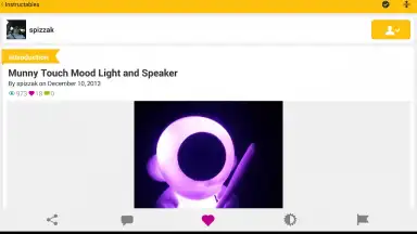 Screenshot von Instructables 14