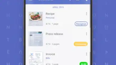 Screenshot von FineReader 7