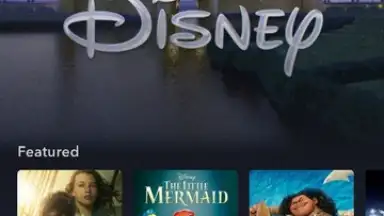 Screenshot von Disney+ 3