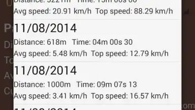 Screenshot von Jogging Tracker 2