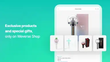 Screenshot von Weverse Shop 4