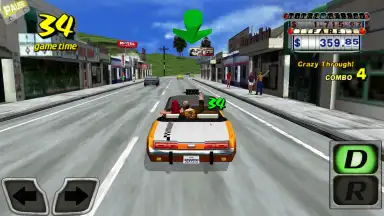 Screenshot von Crazy Taxi Classic 2
