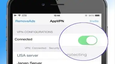 Screenshot von AppVPN 2