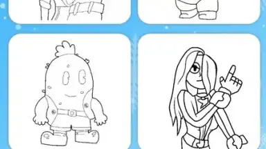Screenshot von Coloring Brawl Stars 3