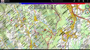 Screenshot von MyTrails 7