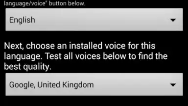 Screenshot von Voice Aloud Reader 5