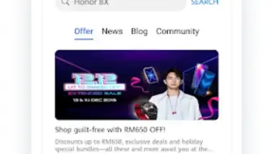 Screenshot von Honor Store 1