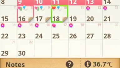 Screenshot von Period Calendar 1