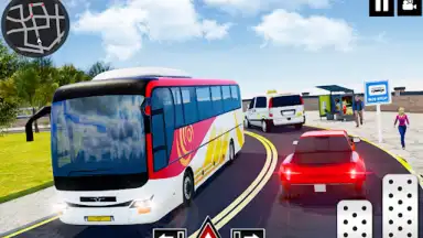 Screenshot von Coach Bus Driving - Bus Games 4