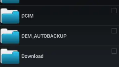 Screenshot von SD Card Manager 5