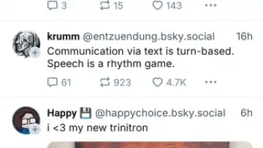 Screenshot von Bluesky 5