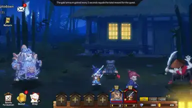 Screenshot von Tiny Samurai Showdown 2
