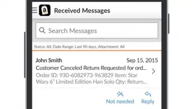 Screenshot von Amazon Seller 4